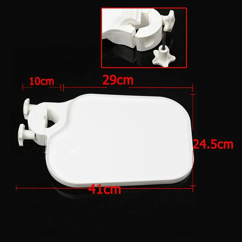 Plastic Post Mounted Shelf Tray Table For Dental Chair Accessories High Quality