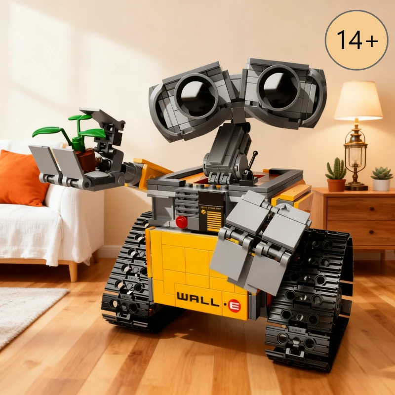 جديد 687 قطعة مجموعة مكعبات البناء Wall-E MOC Idea نموذج الفيلم الكلاسيكي التقني بنة تجميع لعبة أطفال هدية #3