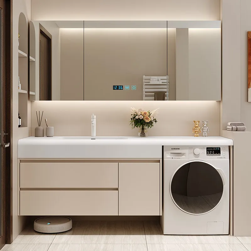 Vertical Horizontal Bathroom Cabinet White Modern Washing Storage Bathroom Cabinet Wall Laundry Mobiletto Salvaspazio Furniture