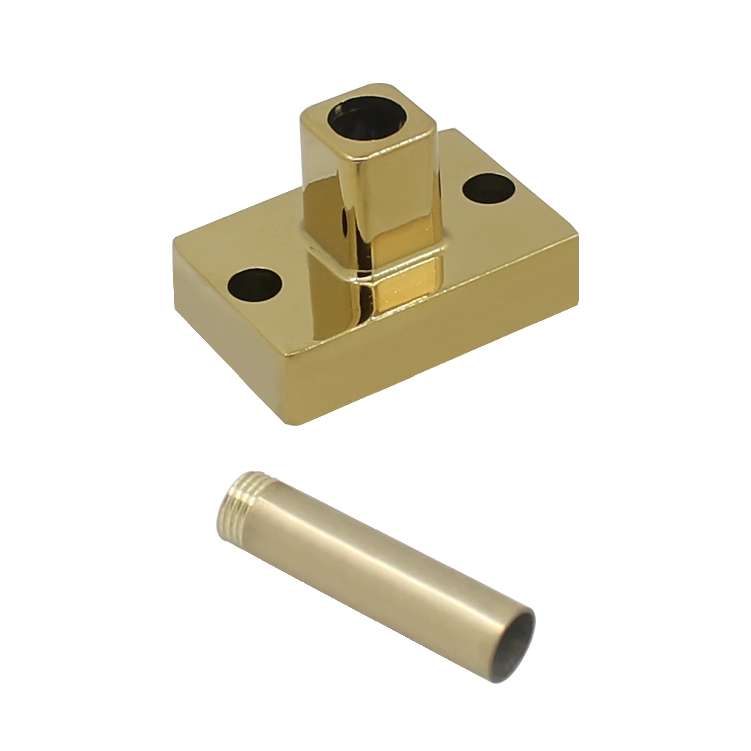 رأس الدش، قاعدة ثابتة، حامل مربع، عمود تمديد، عمود الدش، دعامة جدارية لأنبوب الدش