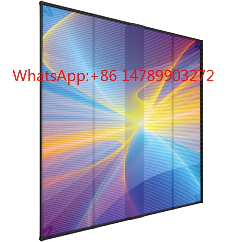 

Grid Transparent LED Screen Low Power Self Heat Dissipation Durable Subway Indoor Advertising Display Panel