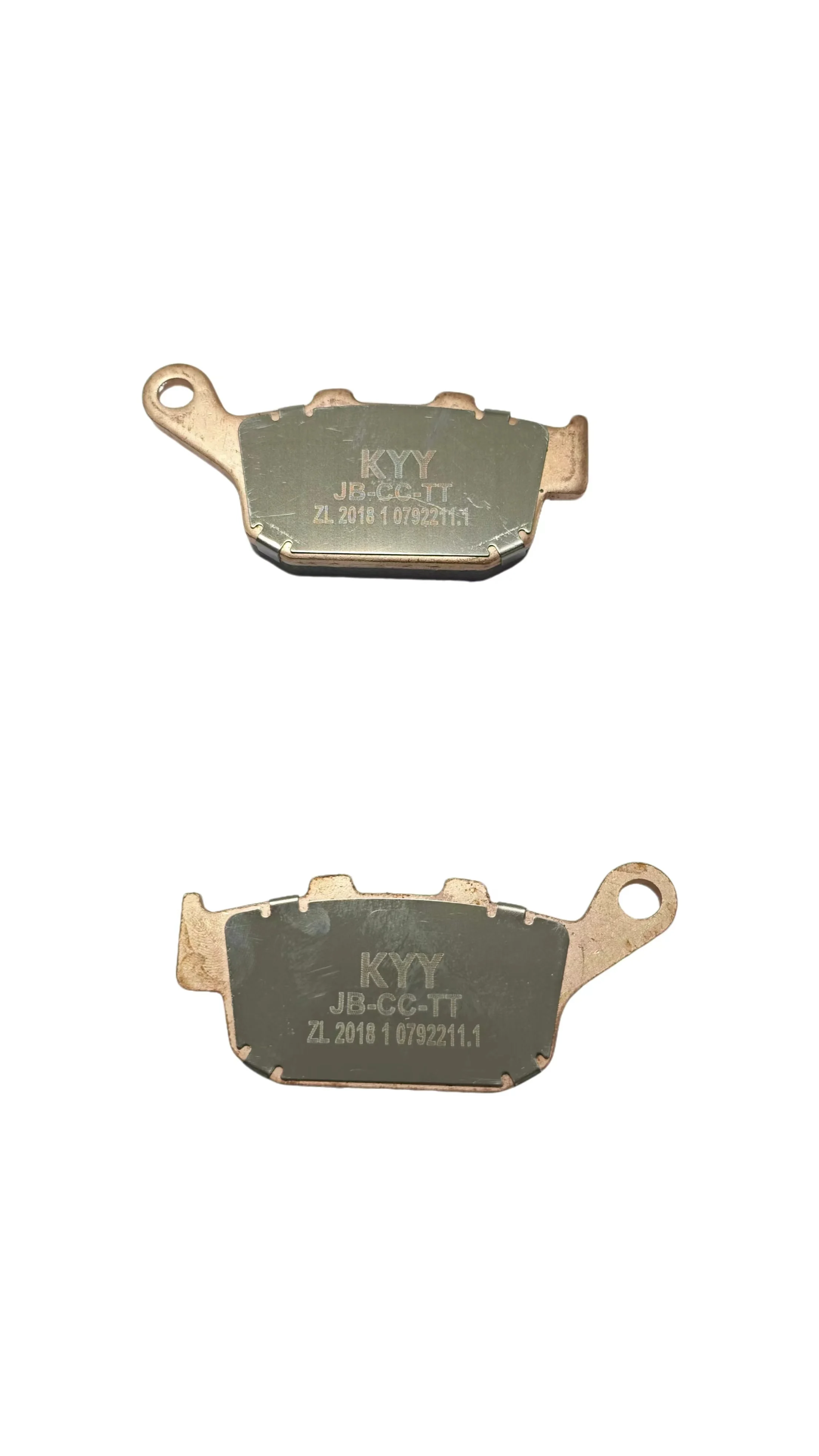 KYY Sintered Brake Pads for Motorcycles - 1 Pair of High-Performance Brake Pads