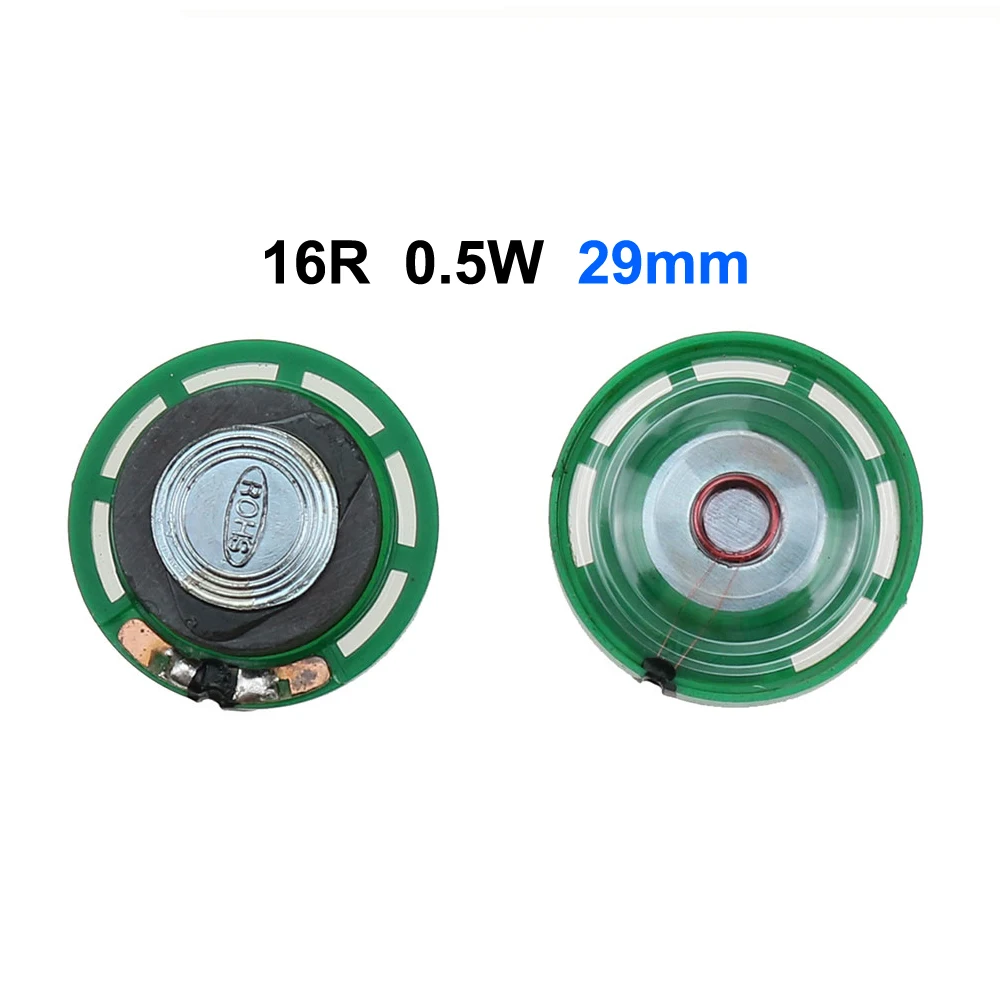 YuXi 2pcs 8/16/32 Ohm 0.25W 0.5W 20mm 21mm 23mm 27mm 29mm 36mm 40mm Diameter External Magnetic Speaker DIY Horn For Children Toy