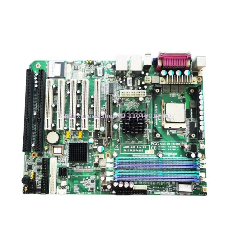 

Advantech AIMB-742 AIMB-742G2 REV.A3 Industrial control motherboard, computer accessory