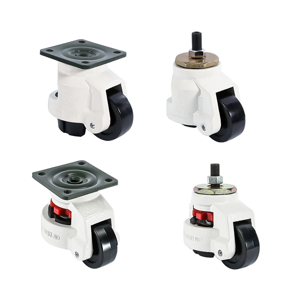 

Level Adjustment Wheel Heavy Machinery Caster Heavy Duty Industrial Caster GD40F/60F/80F GD40S/60S/80S Swivel Caster Load 500KG