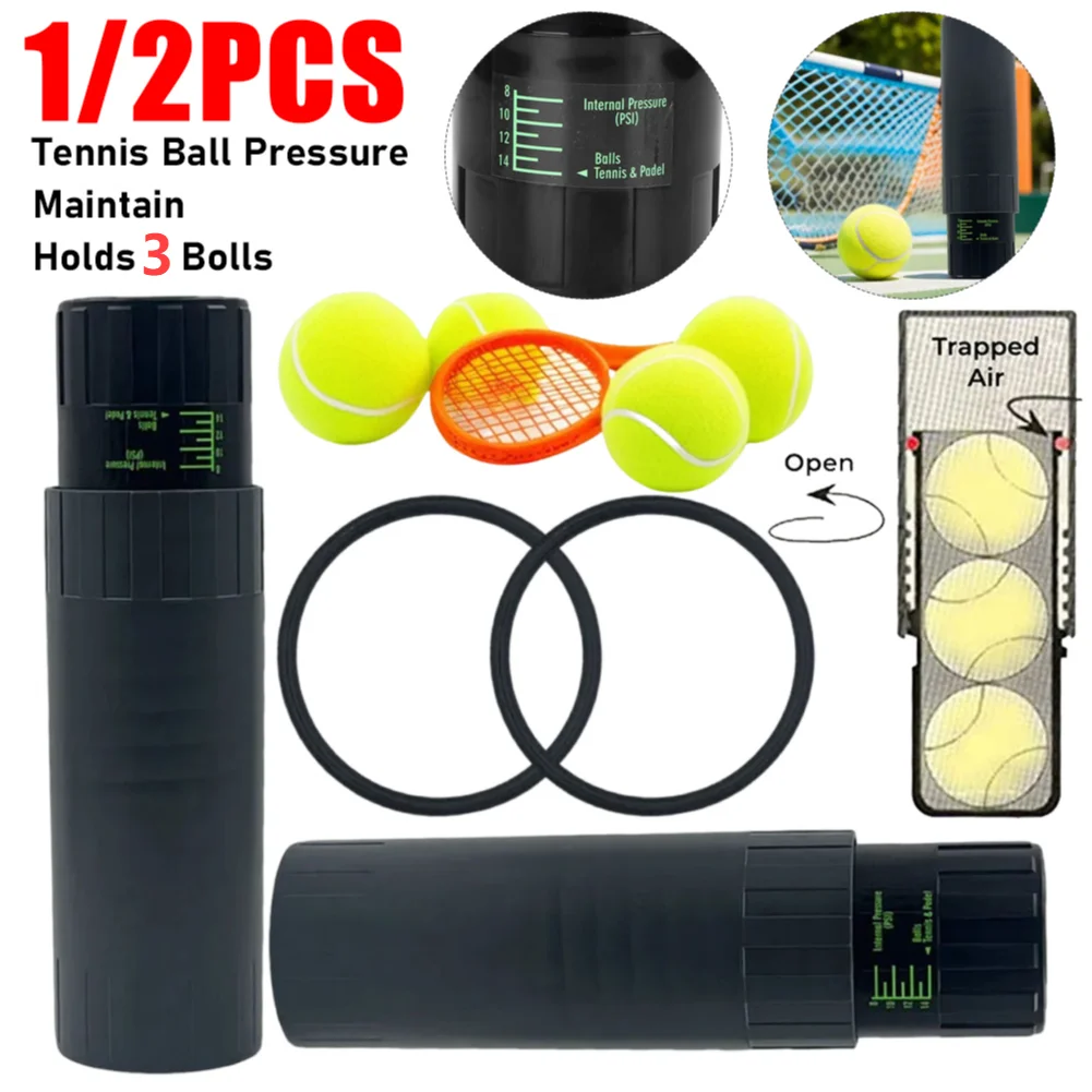 New Ball Protect Pressurizer Saver Beach Tennis Ball Shape Restore Bounce Tennis Ball Pressure Maintain Repair Container Box