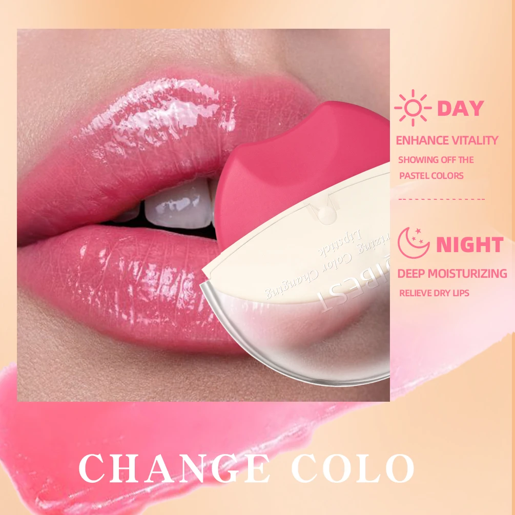 Lazy Lipstick Colors Ever-Changing Temperature Moisturizing Lip Balm Long Lasting Makeup Color Change Lipstick Female Cosmetics