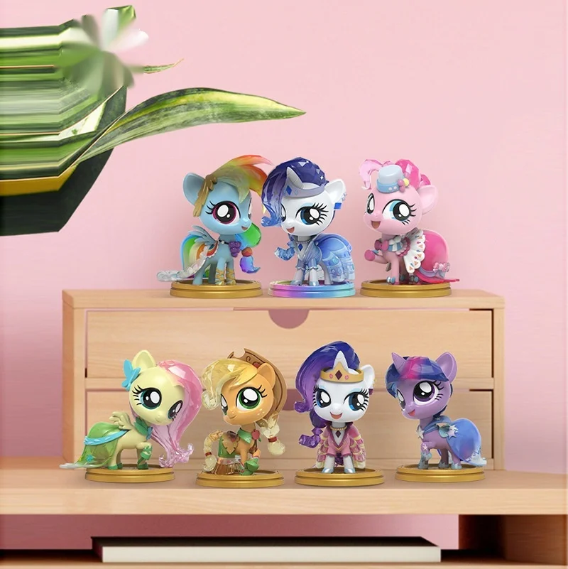 My Little Pony Kwistal Blind Box Into The Gala Series Guess Bag Collect Model My Little Pony Mystery Box Toy Decor Surprise Gift