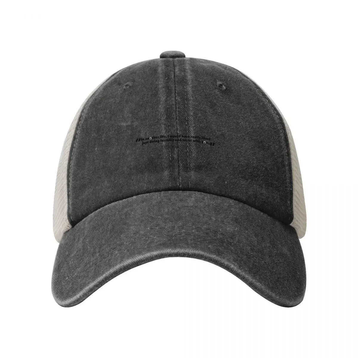 Laundry & Taxes (From 'Everything Everywhere All At Once') black Baseball Cap Kids Hat dad hat Bobble Hat Men's Baseball Women's