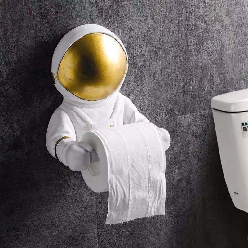 Astronaut Tissue Holder for Creative Can Decorate Home Improve Popularity X3UC