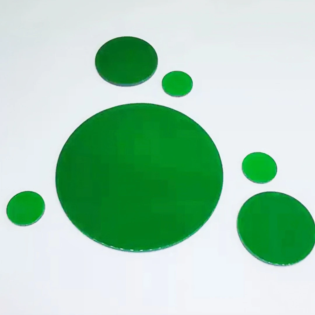 532nm Green Optical Glass Filter High Transmittance Lens for Laser Stage Lighting Color Sorter Spectrometer Photo VG9 12.5-80mm