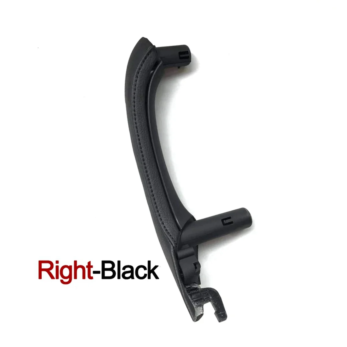 Black Right Hand Drive Car Inner Door Handle with PU Leather Door Handle Assembly for BMW X3 X4 F25 F26