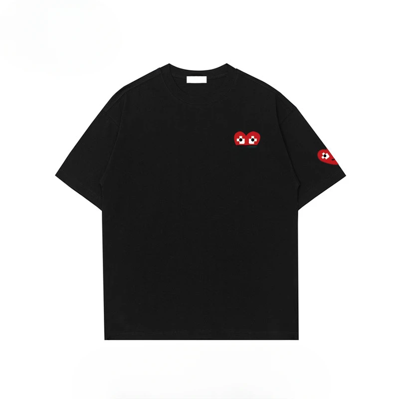 High Quality Trend Luxury Short-sleeved T-shirt Men's Comfort 2025 Summer Crew Neck Pullover Genderless Couple Top