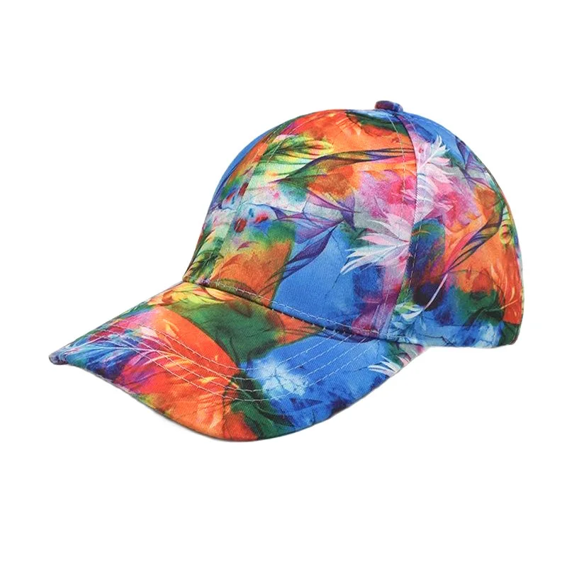 

2023 Four Seasons Polyester Print Casquette Baseball Cap Adjustable Outdoor Snapback Hats for Men and Women 245