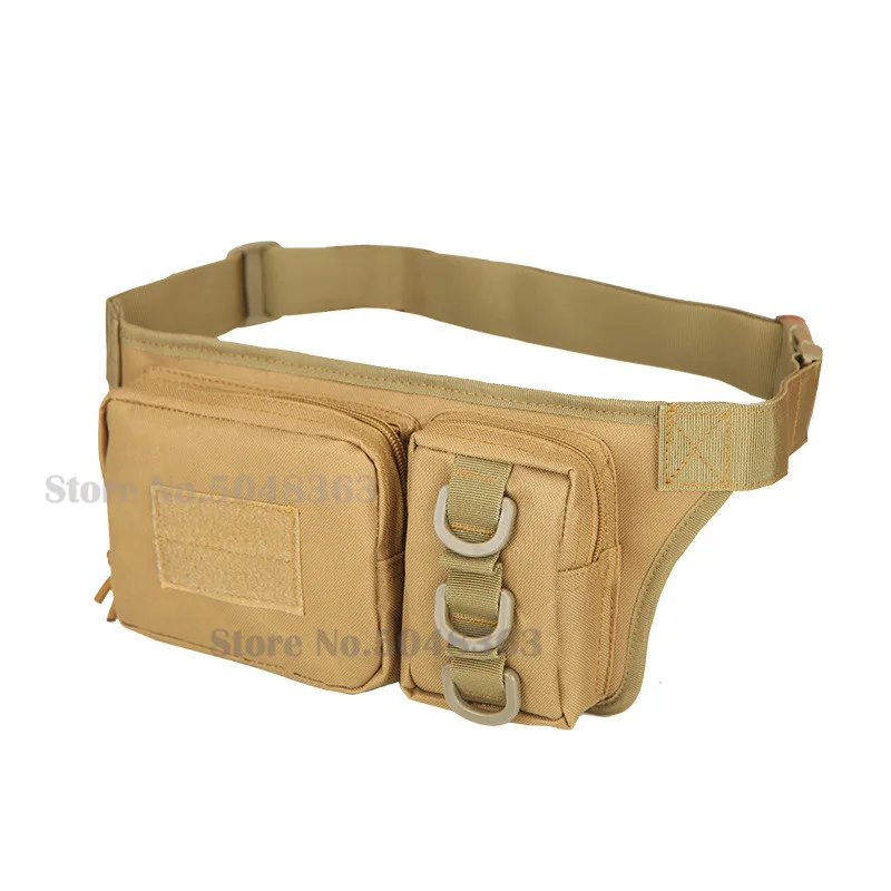 Molle Tactical Waist Belt Bag Waist Pack Pouch Military Outdoor Camping Hiking Fishing Running Sports Bag