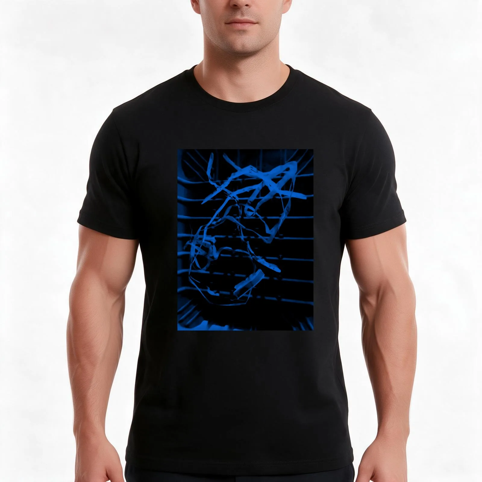 fluorescent staging 2 T-Shirt Summer Casual Cotton Tee Oversized Streetwear Tops Vintage Graphic Print Unisex Men Women