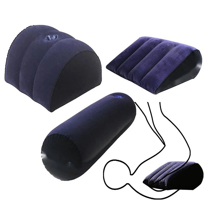 Almohada Sexual para parejas, cojín erótico, cuña, posición BDSM, cuerpo inflable, juegos para adultos, almohadilla para masturbación, mujeres y