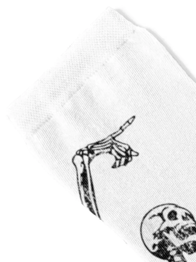 Dance Of Death Macabre Skeleton Tshirt Skull Halloween 2018 Socks Running football designer Socks For Man Women's