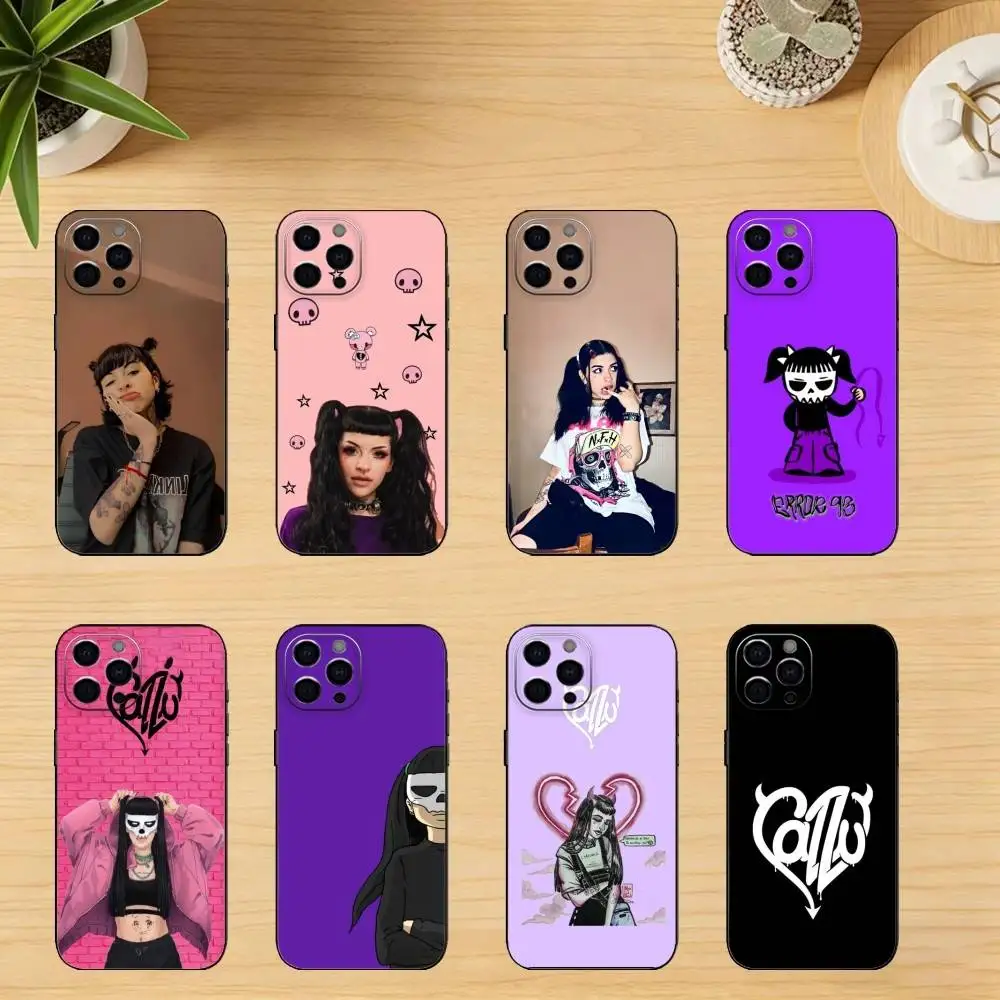 

Cazzu Error 93 Singer Phone Case Silicone black Soft For IPhone 17,16,15,14,13,12,11,SE,Plus Pro Max