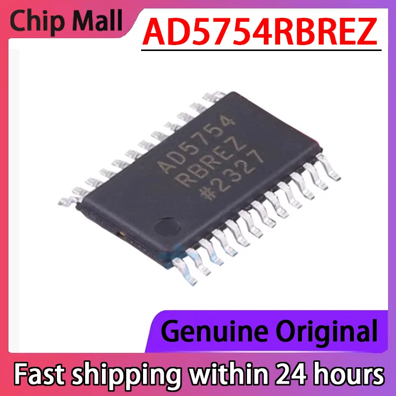 

1PCS NEW AD5754RBREZ AD5754 TSSOP-24 ADigital To Analog Conversion Chip DAC Original in Stock