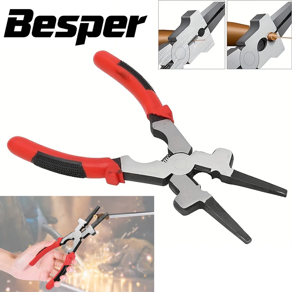 

8Inch Welding Pliers,Multi-functional MIG Welding Pliers with Insulated Handle, Wire Cutting Pliers, for Welding, Electrical