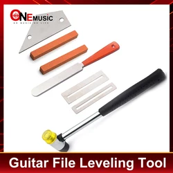 Guitar Fret Crowning File Leveling Tool Grinding Protectors Repair Part Set Guitar Repair Tool Accessories