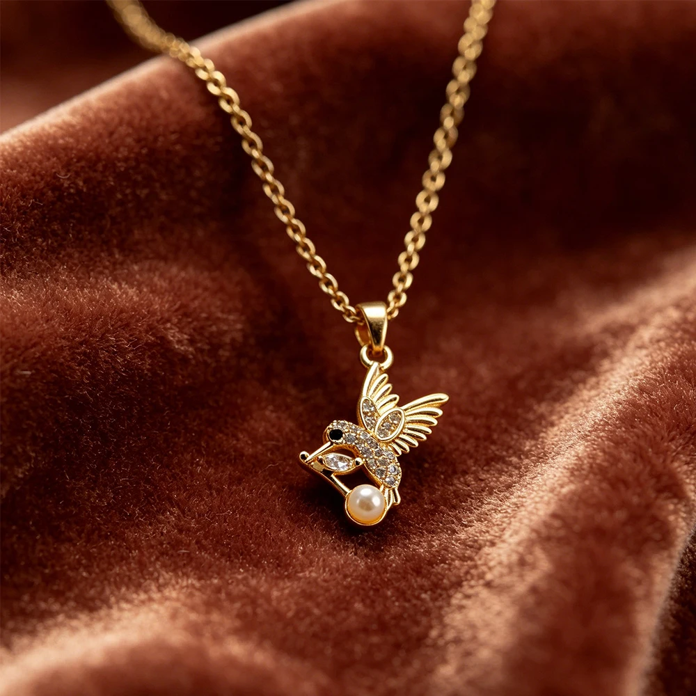 Hummingbird Pendant Necklace for Meaningful Anniversaries Mother's Day Gifts and Sentimental World Earth Day Keepsake Jewelry