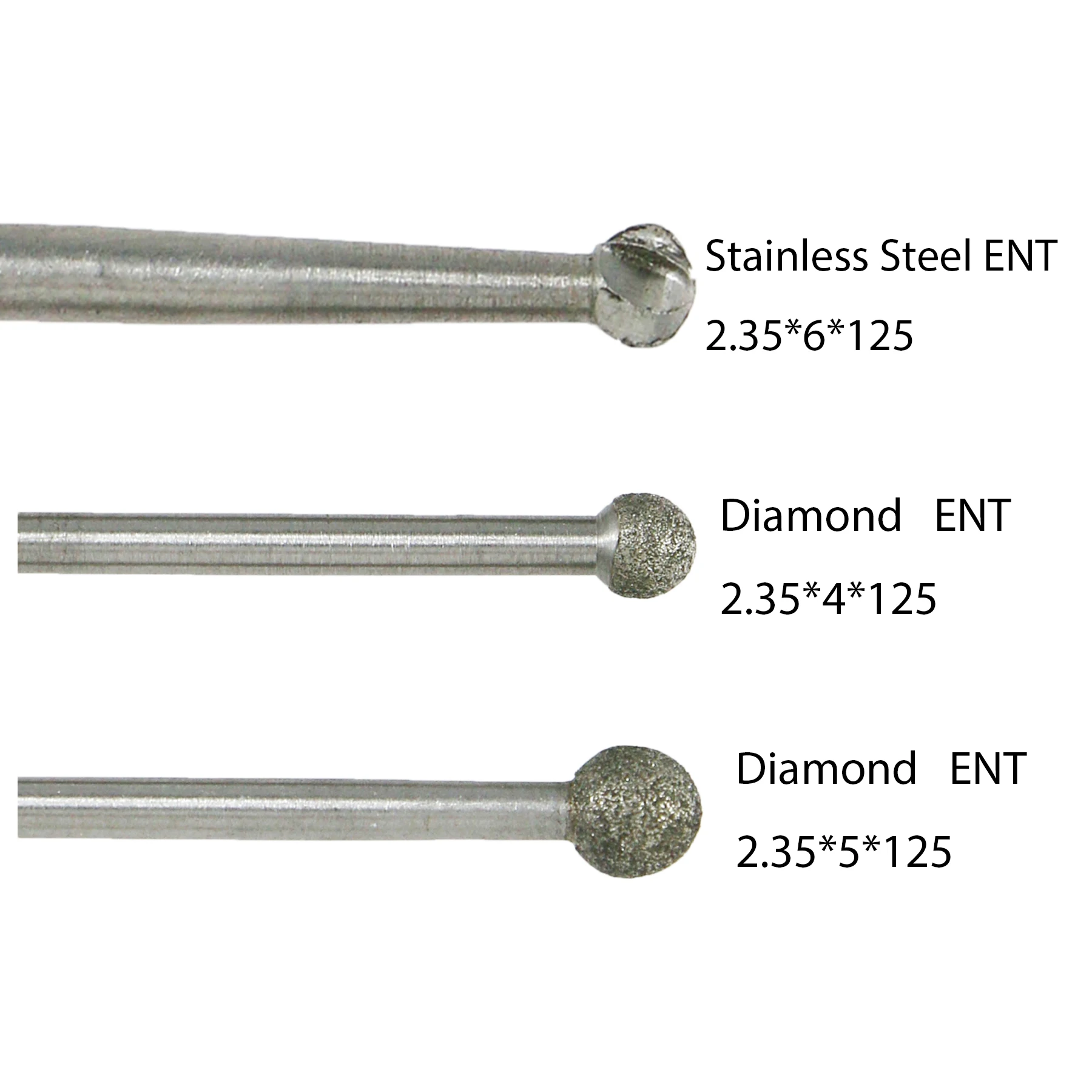 

Dental Surgery Lengthening Tungsten Diamond Stainless Steel ENT 4mm 5mm 6mm Cuting Tube Tips Burs Fit COXO CX235 2S 2S2