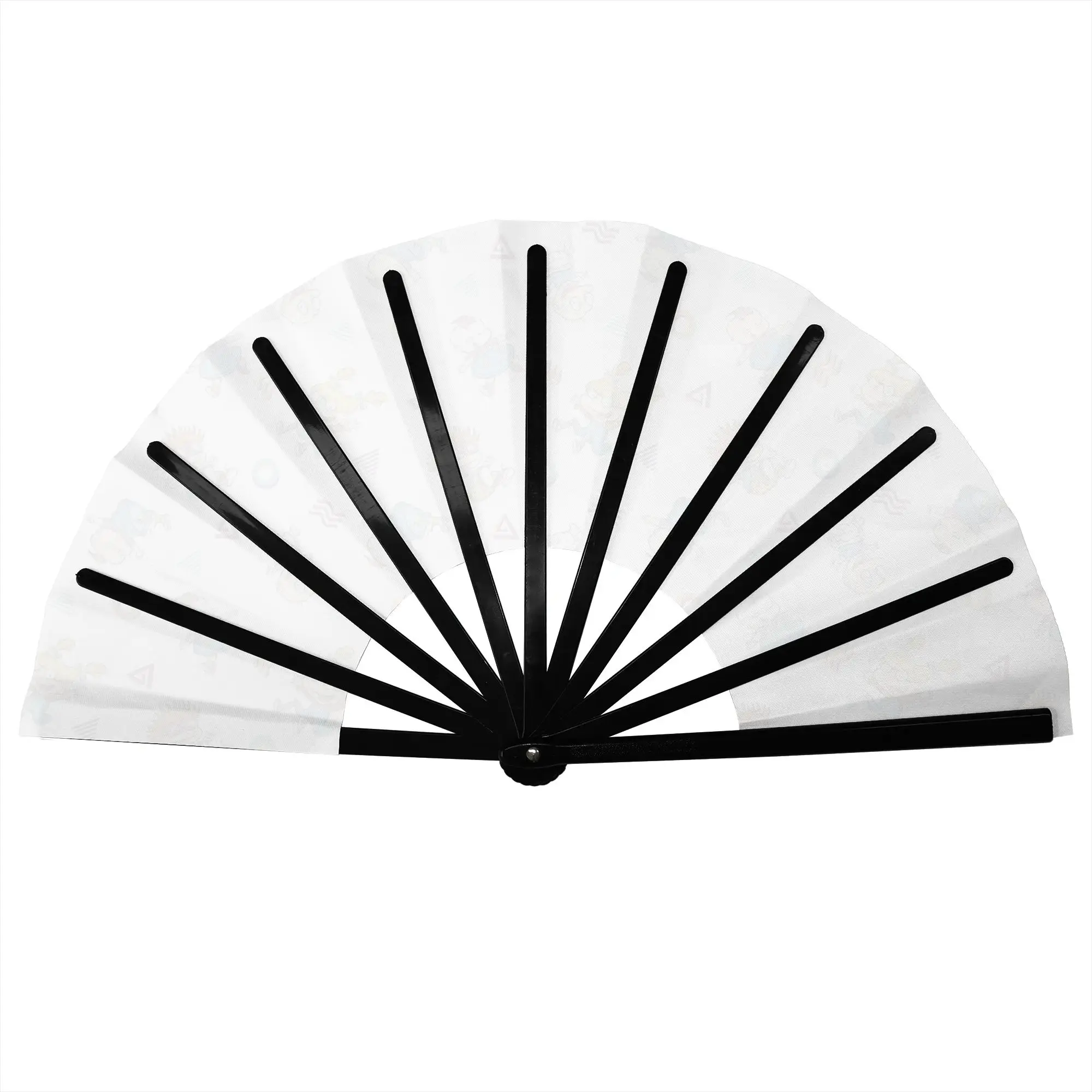 Retro R-Rugrats TV Stylish Hand Fan Unisex  Printed Polyester Fan  Aesthetic For Sports Events Gift