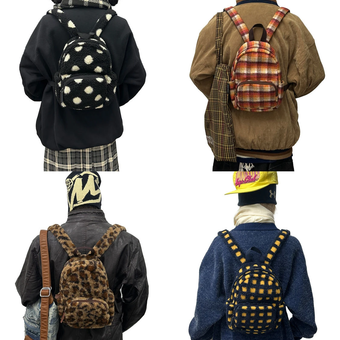 Backpacks for Women Y2k Aesthetic Vintage Dot Fashion Streetwear Backpack Korean All Match Students Mini Casual Schoolbags Femme