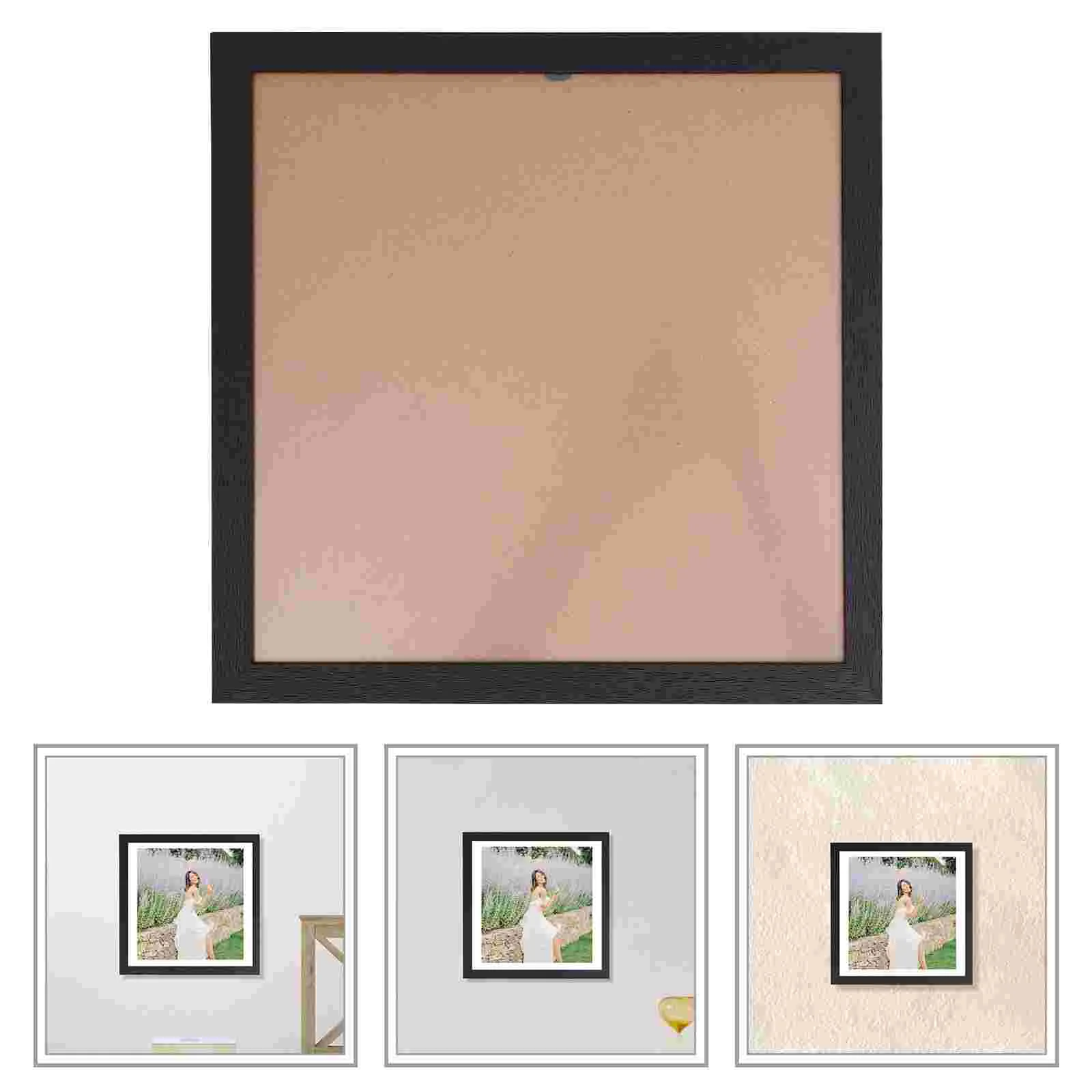 

Solid Wood Photo Frame 6 Inches 10 12 Table Wall Hanging Wooden Creative Picture Decorative Simple Frames Square