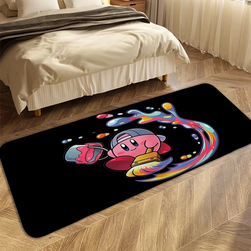 

Non-slip Mat A-Kirbys Kitchen Carpet for Bedroom Room Decorating Items Funny Doormat Entrance Door Kitchen Treadmill Rugs Anime