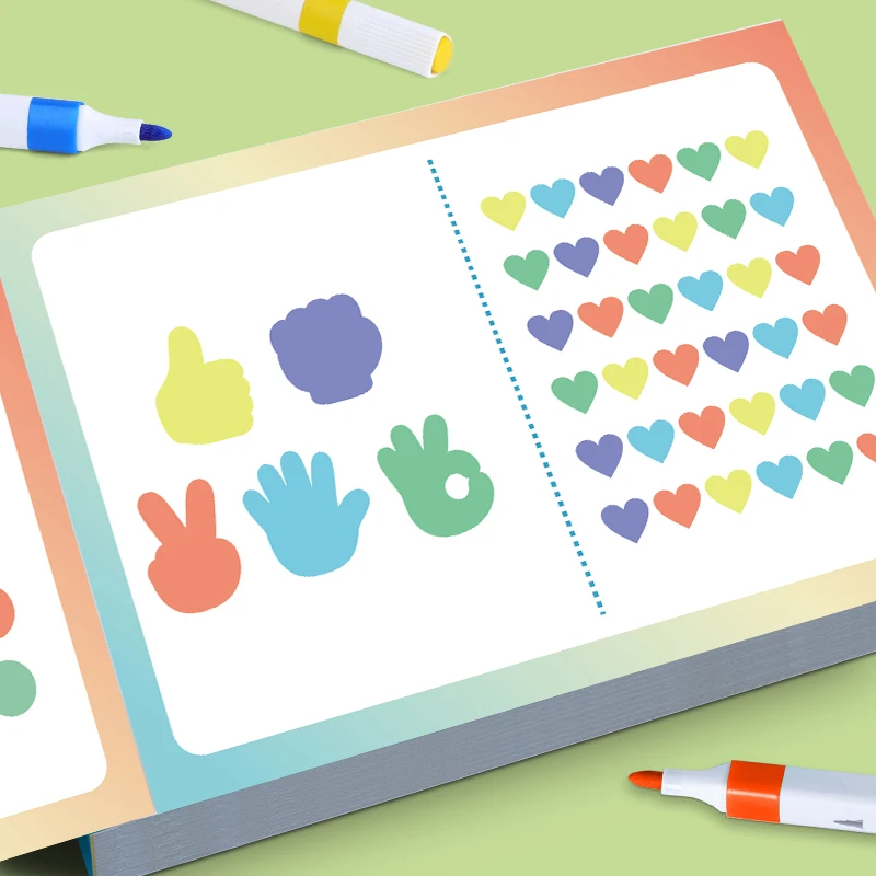 Hand-Eye Coordination Activity Book for Kids,Develop Toddlers' Visual Tracking Ability and Precise Finger Movement Control