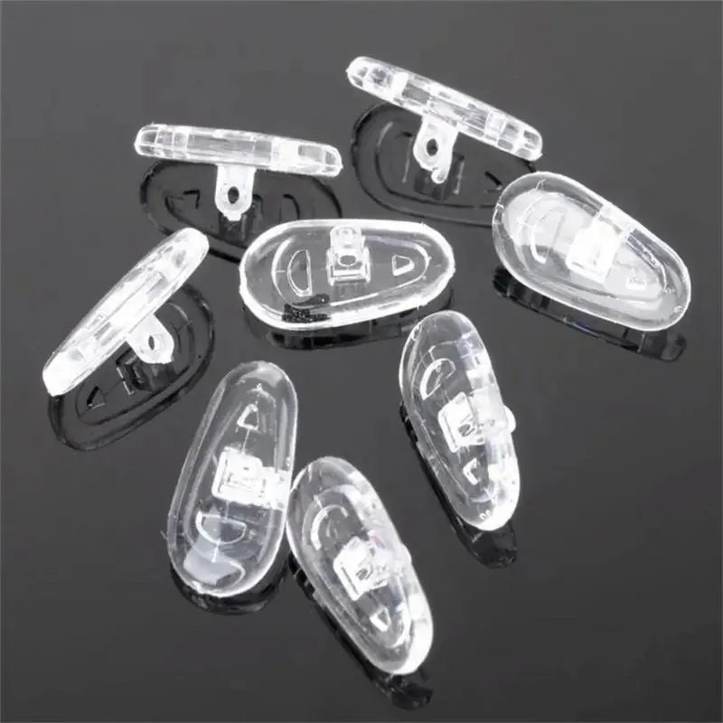 

Air Chamber Clear Oval Eyeglass Nose Bracket Silicone Nose Pads Eyewear Bracket Anti-drop Sunglasses Glasses Accessories