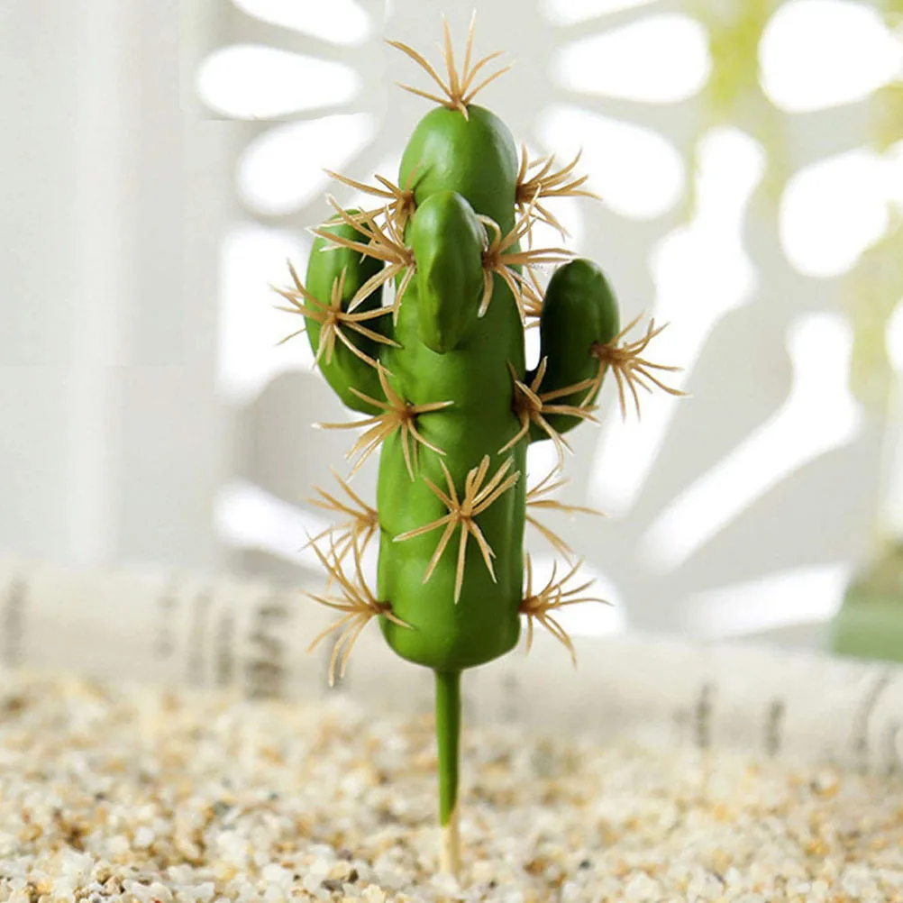 

8Pcs Mini Artificial Cactus Succulent Plants Realistic Simulation Green Fake Plants for Home Office Table Window Gifts