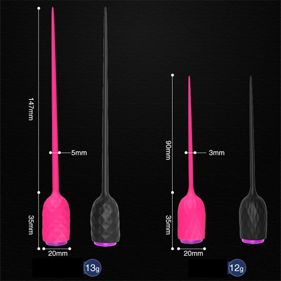 Silicone Erotic Horse Eye Stick Stimulator Urethral Plug Dilator Sounding Vibrators Male Masturbation Sexy Sex Toys For Men 18