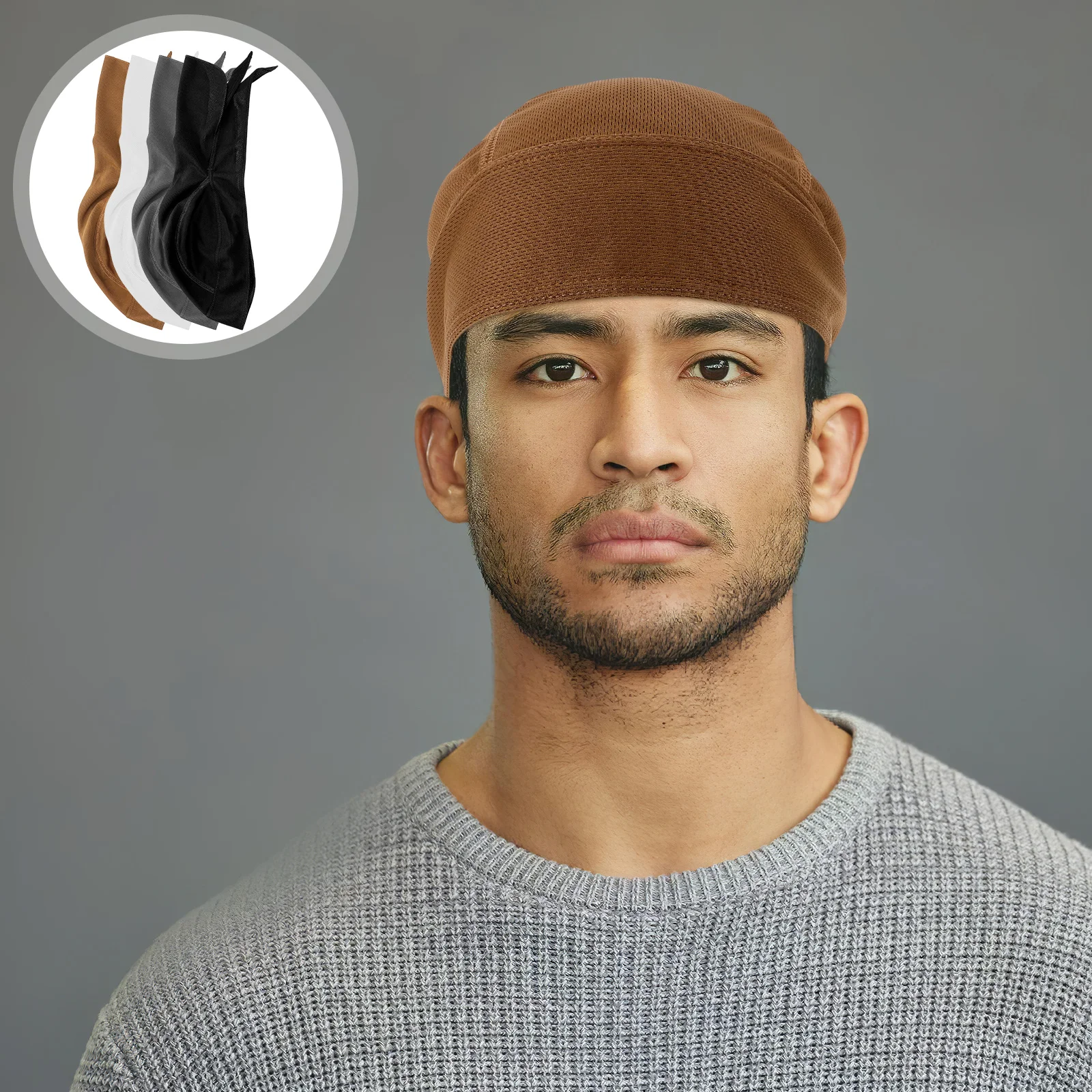 

4pcs Skull Hat For Men Women Breathable Sweat Wicking Cycling Summer Outdoor Cap Lightweight Sun Protection Sport Bike