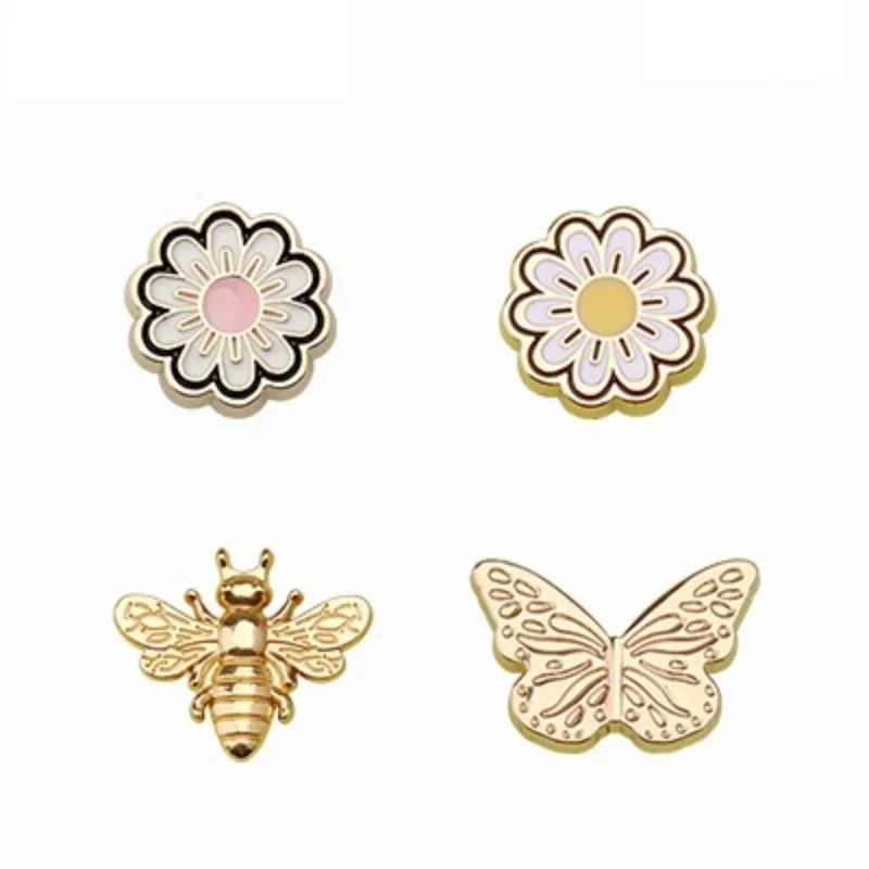 جوتا توجہ دھاتی جوتے پھول آرائشی بکسوا DIY جوتے لوازمات تخلیقی میچنگ سیریز #2