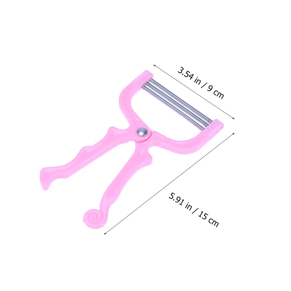 Facial Hair Remover Manual Spring Epilator Beauty Tool Random Color Remove Unwanted Face Hair from Root Soft Smooth Skin