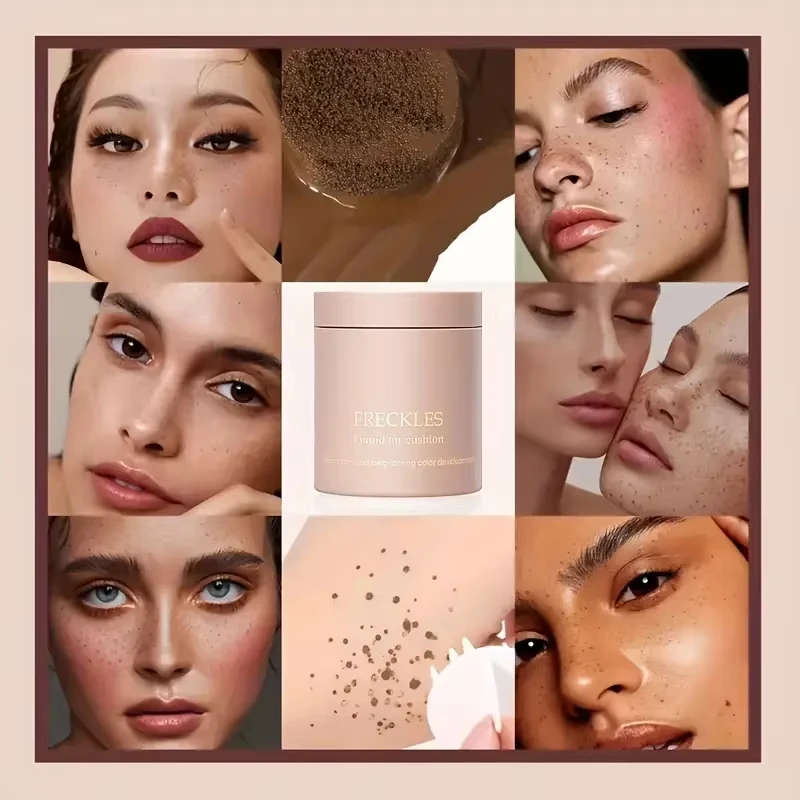 ชุดแสตมป์กระบนใบหน้าและผิวกาย ลายกระเหมือนจริง กระปลอมธรรมชาติ หวีปั๊มกระ แอร์คุชชั่น ป้องกันน้ำ