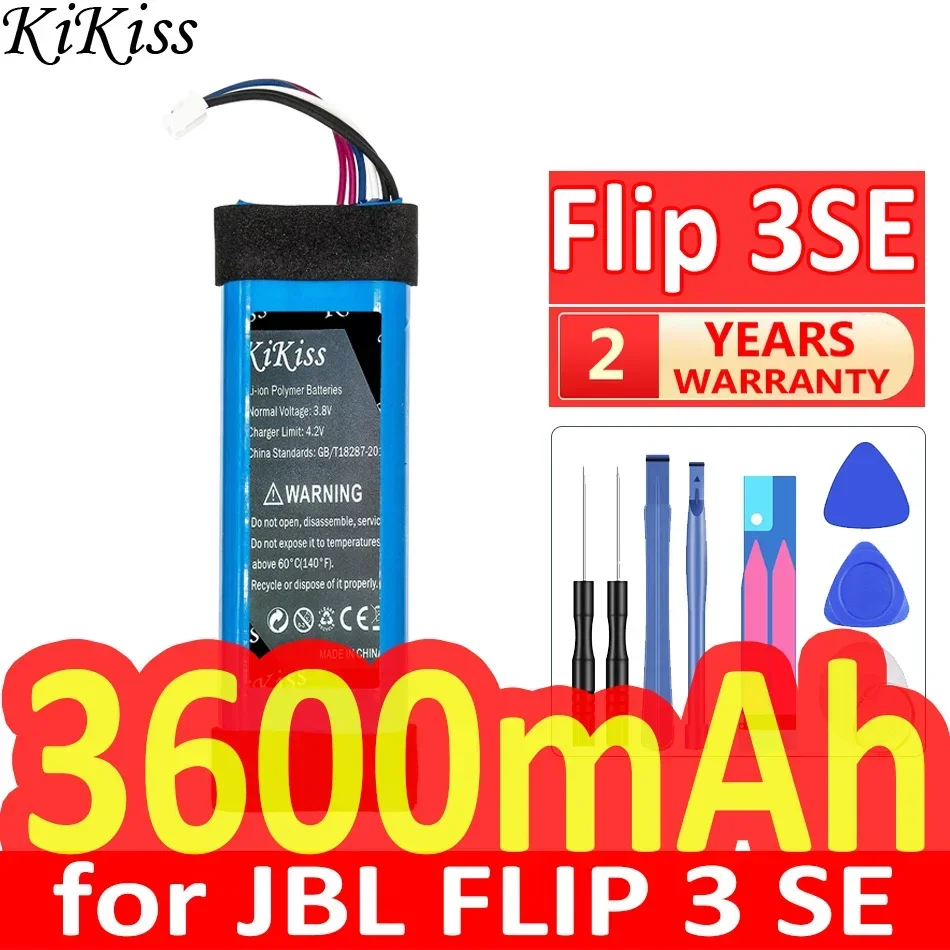 

3600mAh/7700mAh KiKiss Powerful Battery for JBL FLIP3 SE 6 Flip6 FLIP 3SE