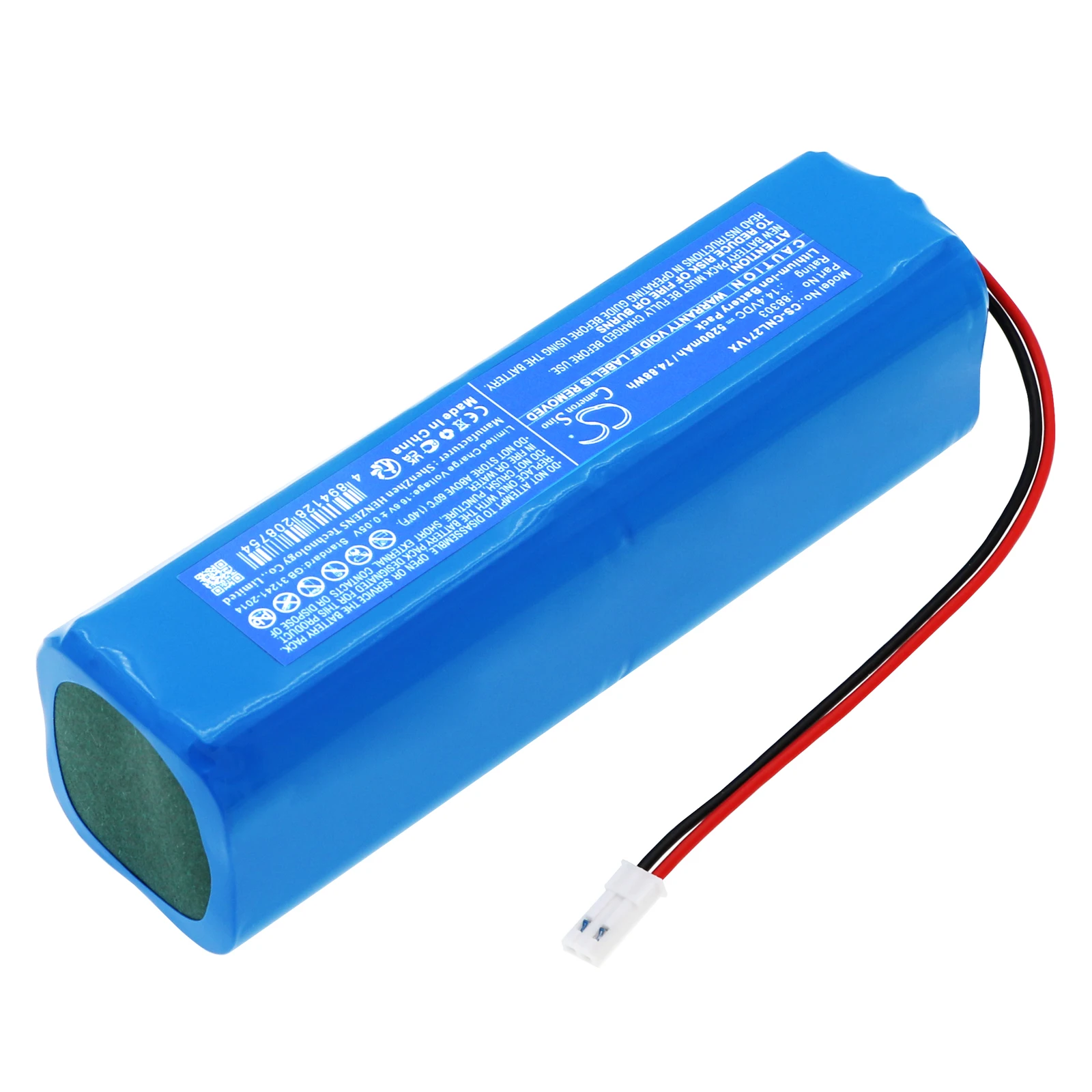 CS Replacement Battery For Ikohs Create Netbot LS23+,Netbot LS27,Netbot S27 88303 5200mAh / 74.88Wh Vacuum