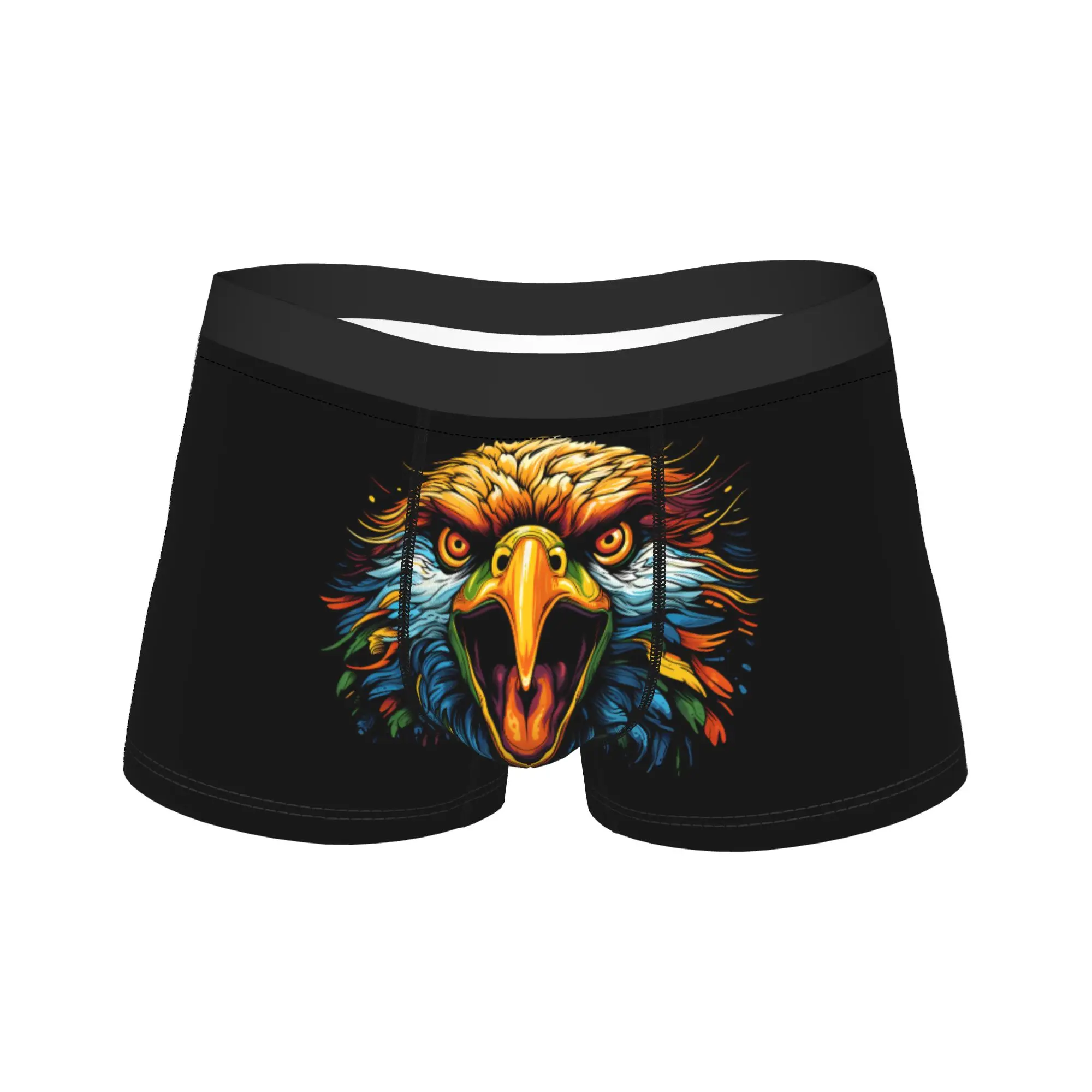 

Eagle Big Mouth sky King Boxer Brief Underwear High Quality Men's Breathable Boxershorts Print Plus Size Panties