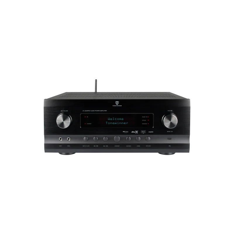 AVR 7.1.4 Channel 4K HD AV Receiver, Supports Dolby Atmos for Home Theater System
