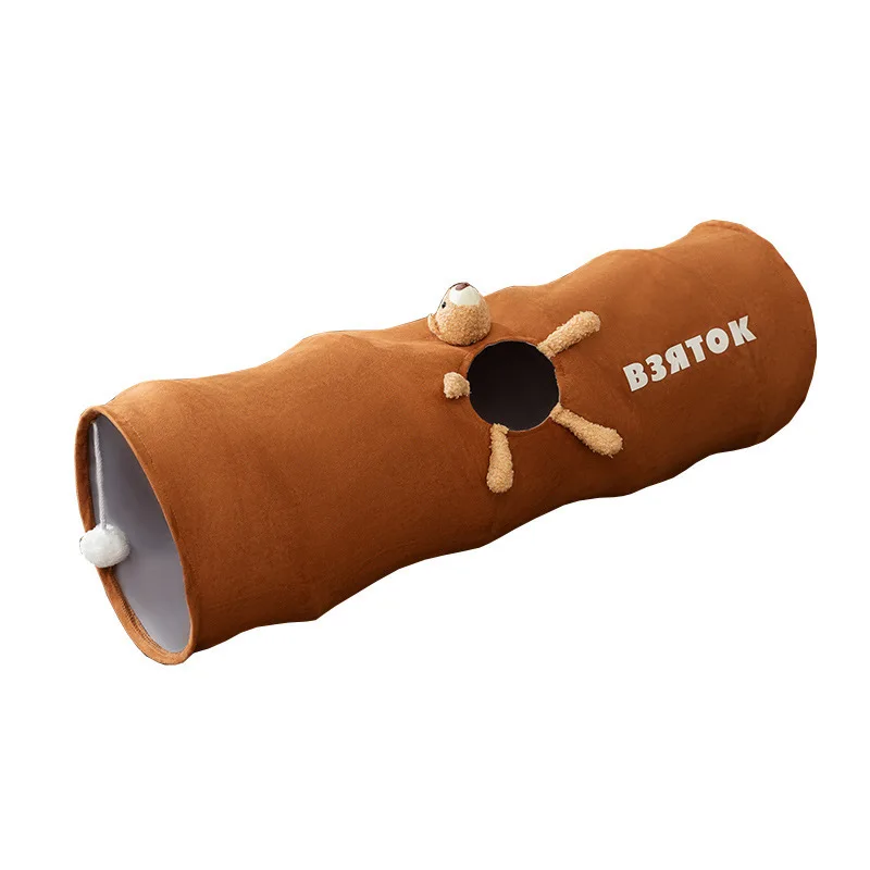 Túnel plegable para gatos de juego interactivo antiaburrimiento - imagen 5