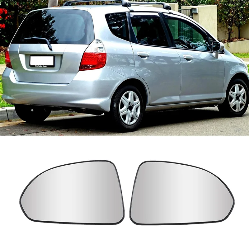 

VC-Innovative-Car Rearview Side Mirror Glass Lens For HONDA FIT JAZZ GD1 GD3 2005-2008 CITY GD6 GD8 76253-SEL-P01 76203-SEL-P01
