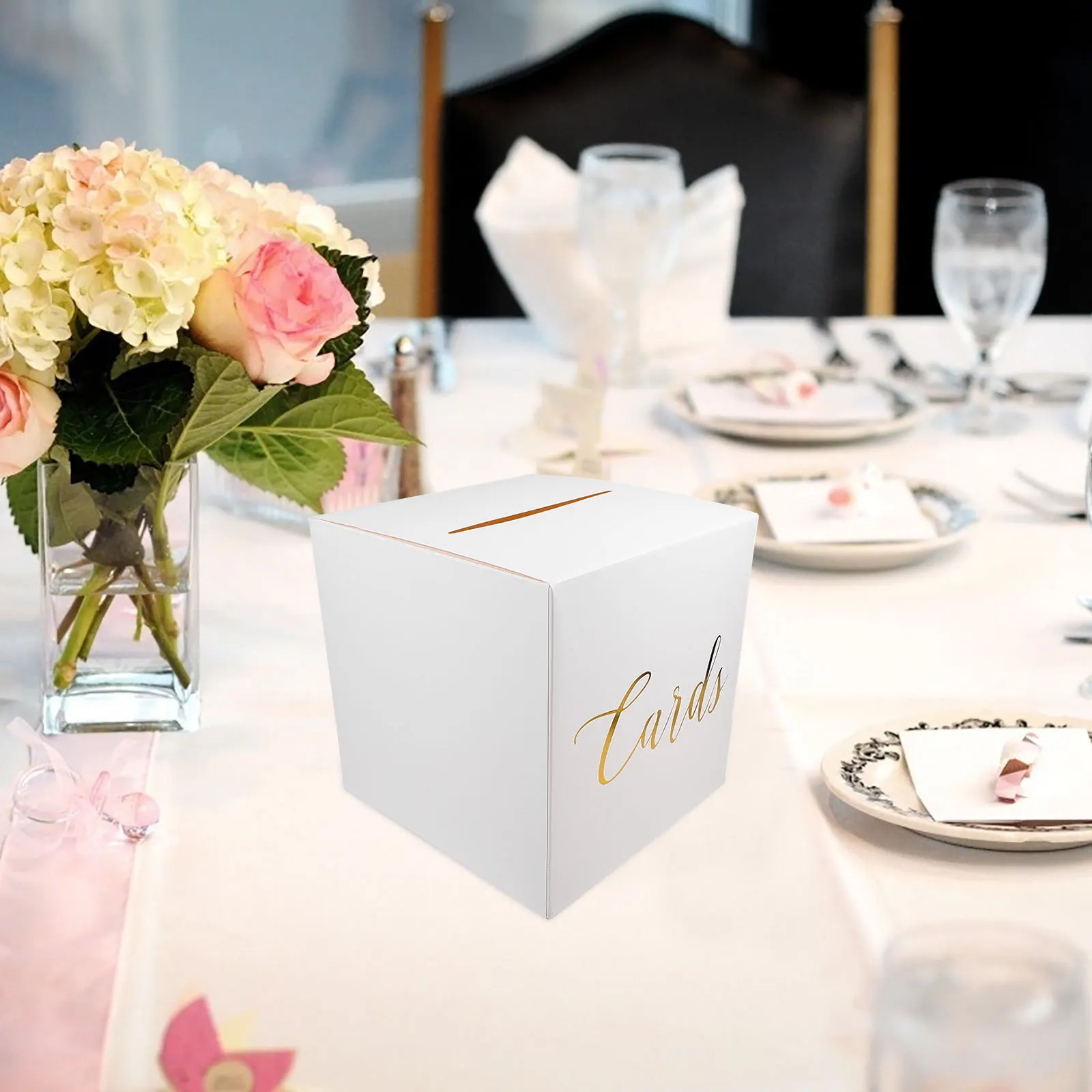 

1Set Wedding Card Box Paper Multifunctional Wedding Decor Money Gift Box for Cards and Keepsakes Paper Boxes for Gifts