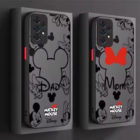 Disney Mickey and Minnie Case For Samsung Galaxy A07 A17 A34 A54 A05 A05S A24 A14 A53 A33 A23 A52 A52S A32 A22 A12 A71 A51 A31