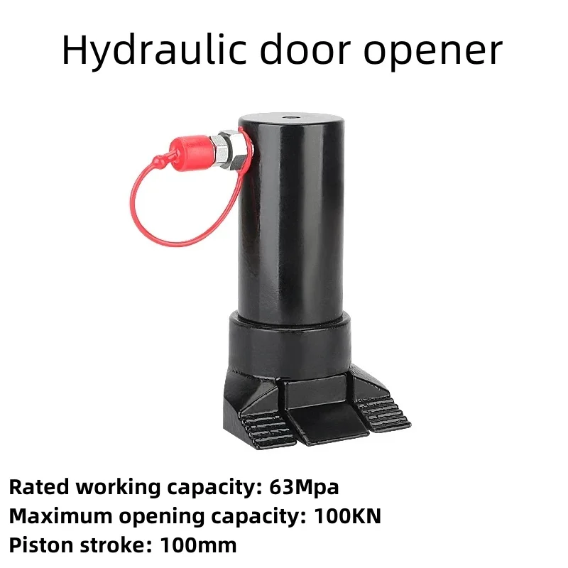 100KN Hydraulic Door Breacher with Manual Pump, Fire Rescue Spreader Tool for Vehicle Extrication Emergency Car Door Opening Kit