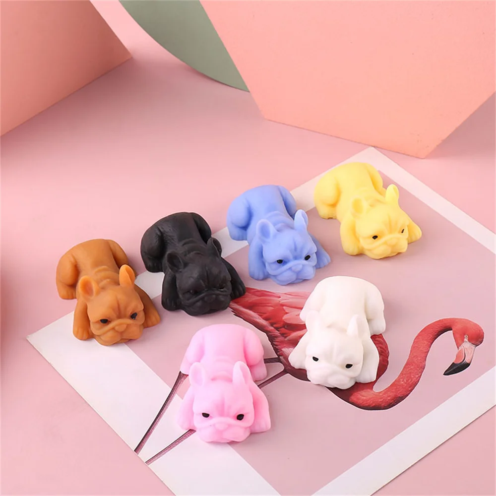 

Vent Cute Simulation Creativity Comfortable Healthy Papa Dog Soft Rubber Stress Reliever Decompress Soft Entertainment Toy